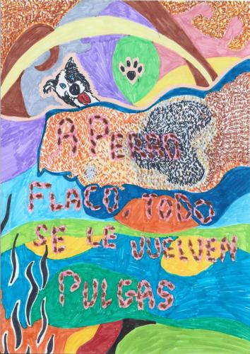 009-a perro flaco todo se le vuelven pulgas